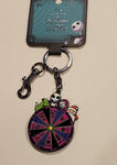 Nightmare Before Christmas Oogie Boogie Spinning Wheel Keychain