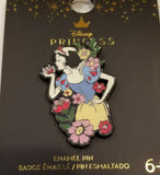 Snow White Floral w/ Apple 85th Anniversary Enamel Pin