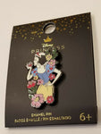 Snow White Floral w/ Apple 85th Anniversary Enamel Pin
