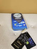 Peter Pan Clock Glow in the Dark Zip Around Wallet