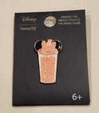 Minnie Mouse Rose Gold Glitter Tumbler Pin