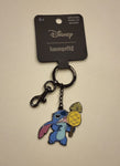 Stitch Pineapple Popsicle Enamel Keychain