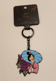 Mulan Floral Tattoo Umbrella Keychain