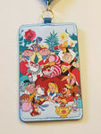 Alice In Wonderland Tea Party Retractable Lanyard