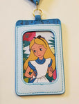 Alice In Wonderland Tea Party Retractable Lanyard