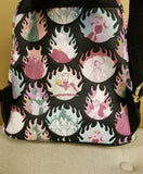 Villains Pastel Flames Mini Backpack