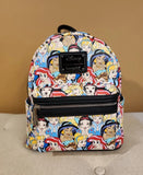 Disney Classic Princess AOP Mini Backpack ( B ) Actual Print