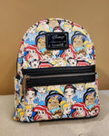 Disney Classic Princess AOP Mini Backpack ( B ) Actual Print
