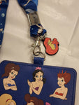 The Little Mermaid Sisters Lanyard