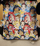 Disney Classic Princess AOP Mini Backpack ( B ) Actual Print