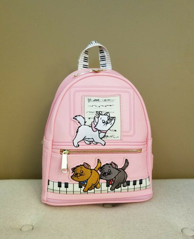 the Aristocats Piano Pink Mini Backpack