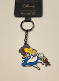 Alice in Wonderland Alice Falling Keychain