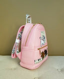 the Aristocats Piano Pink Mini Backpack