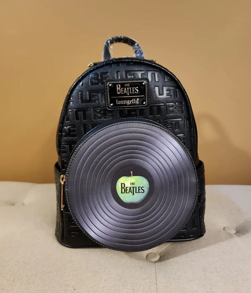 beatles mini backpack The Beatles Let it Be Vinyl Record Mini Backpack – Get Lojos Mojo