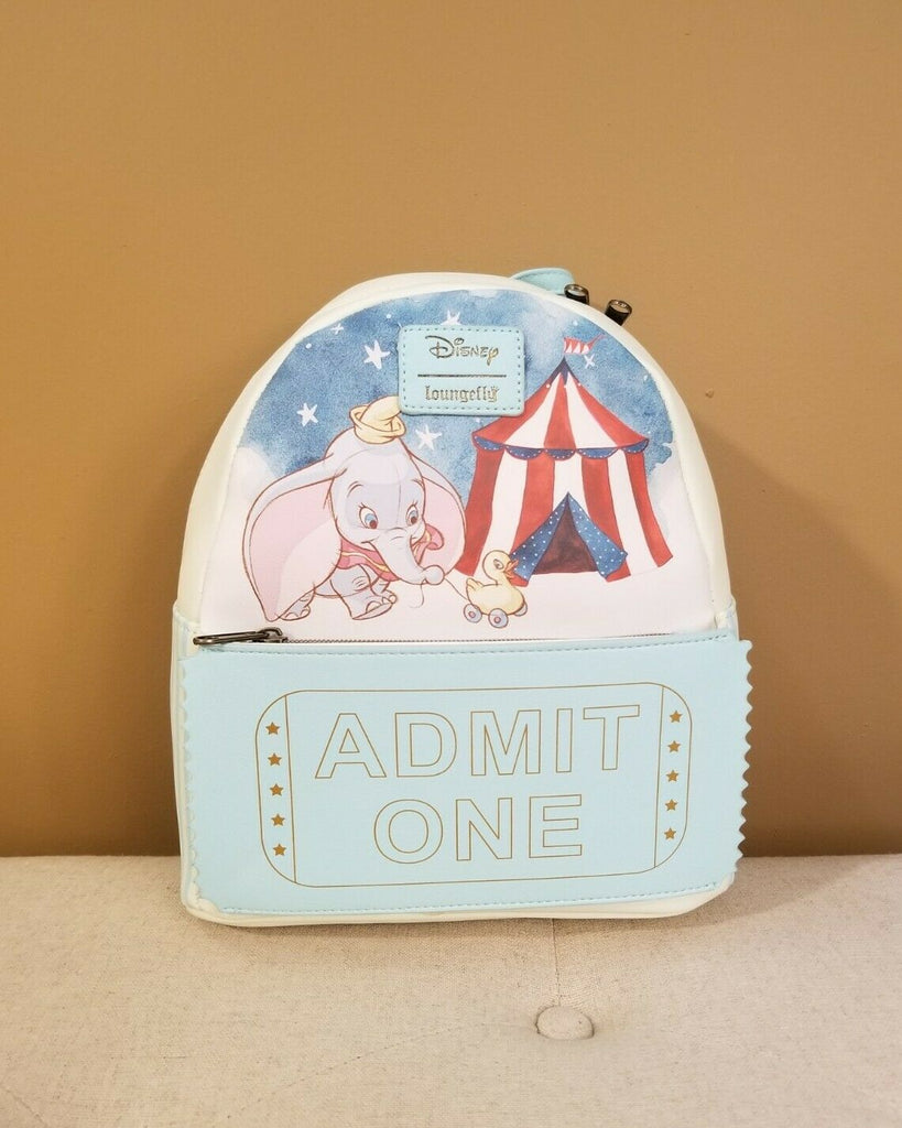 dumbo admit one mini backpack Dumbo Circus Admit One Ticket Mini Backpack – Get Lojos Mojo