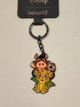 The Lion King Simba Pumbaa Timon Trio Keychain