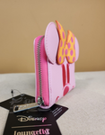Ghost Minnie Mouse Pastel Pink Glow in the Dark Wallet