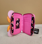 Ghost Minnie Mouse Pastel Pink Glow in the Dark Wallet
