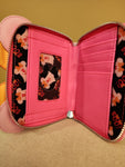 Ghost Minnie Mouse Pastel Pink Glow in the Dark Wallet