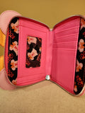 Ghost Minnie Mouse Pastel Pink Glow in the Dark Wallet