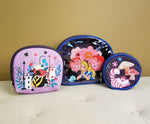Alice in Wonderland Cosmetic Bag 3 Piece Set