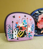 Alice in Wonderland Cosmetic Bag 3 Piece Set