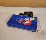 The Little Mermaid Ariel Fireworks Wallet ( Glow in the Dark )