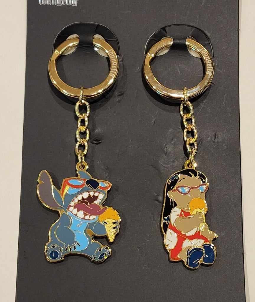 Lilo & Stitch Ice Cream Enamel Keychain Set of 2 – Get Lojos Mojo