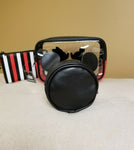 Mickey Minnie Mouse Silhouette Kissing Cosmetic Bag Set