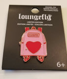 Valentine’s Day Pink Mini Backpack Heart Enamel Pin