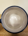 Panda Mug Hipster Panda Stoneware Coffee Cup Blue