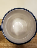 Panda Mug Hipster Panda Stoneware Coffee Cup Blue