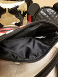 Mickey Minnie Mouse Silhouette Kissing Cosmetic Bag Set