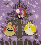 Nightmare Before Christmas Ornament Enamel Pin Set of 3